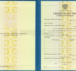 Свидетельство о Повышении Квалификации 2017г в Смоленске